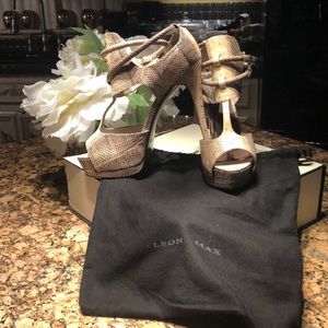 Leon Max Stilettos Size 10 Never Worn